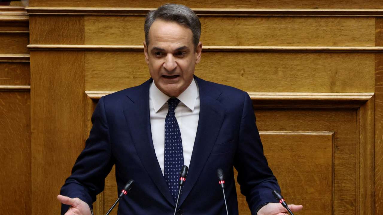 FILE PHOTO: Greeks protest as parliament votes on 2026 budget