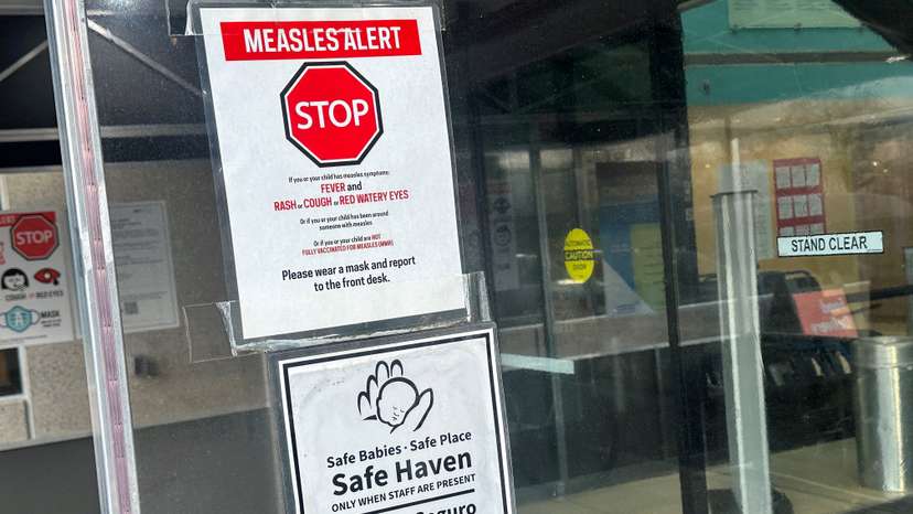FILE PHOTO: Measles scare in New York