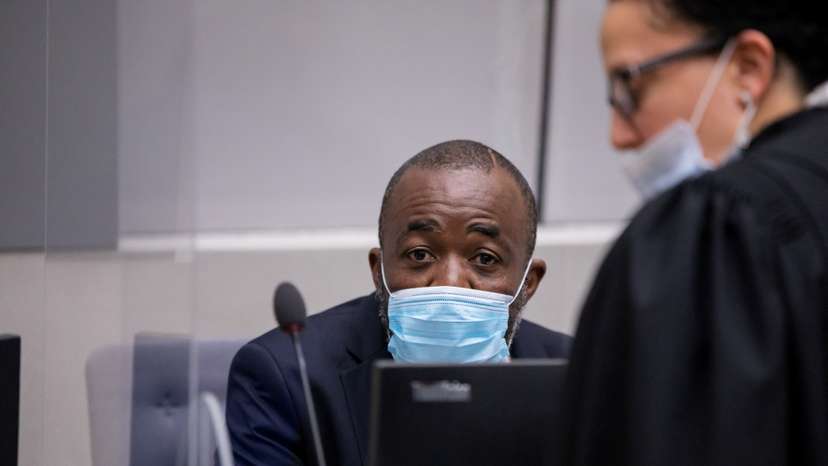 FILE PHOTO: Alleged leaders of Central African Republic militias and Yekatom Patrice-Edouard Ngaissona appears before the International Criminal Court (ICC) in The Hague