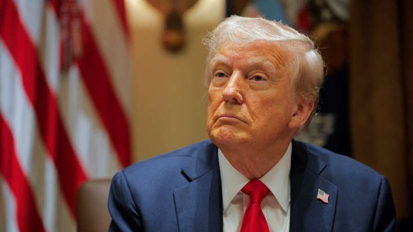U.S. President Trump hosts his first cabinet meeting
