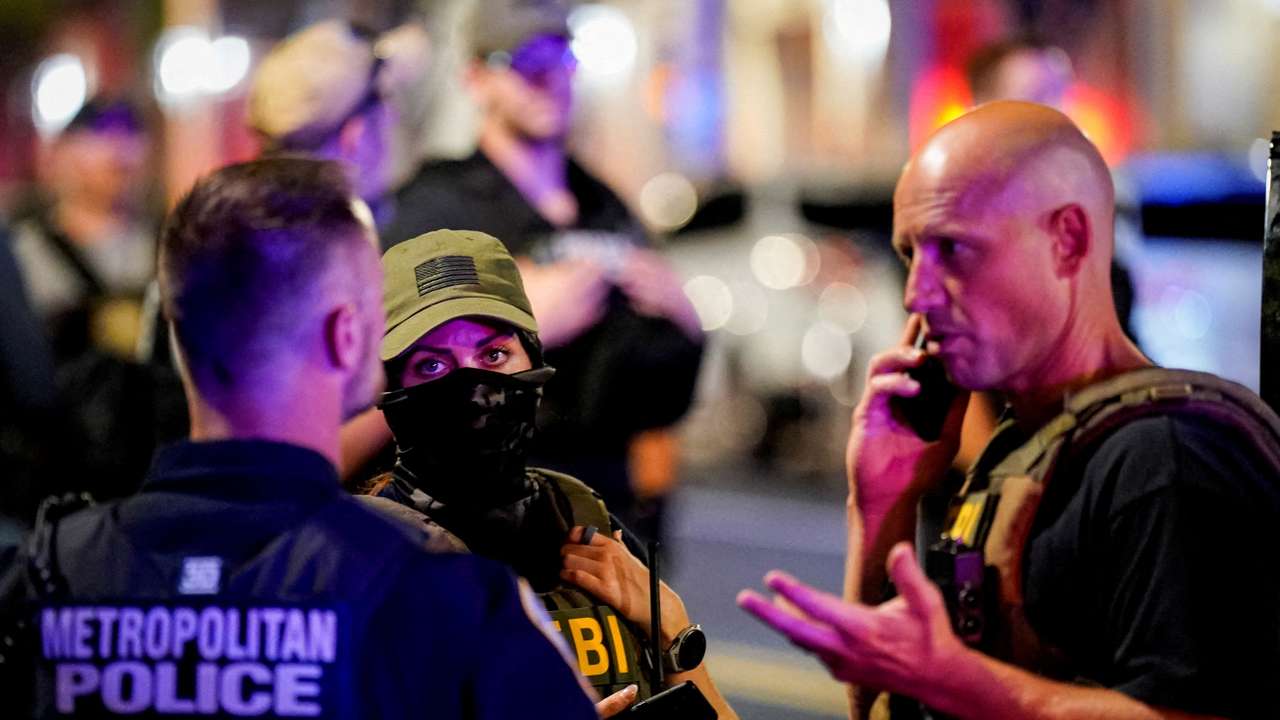 FILE PHOTO: U.S. President Trump deploys the National Guard and federalizes the Metropolitan Police Department, in Washington, D.C.