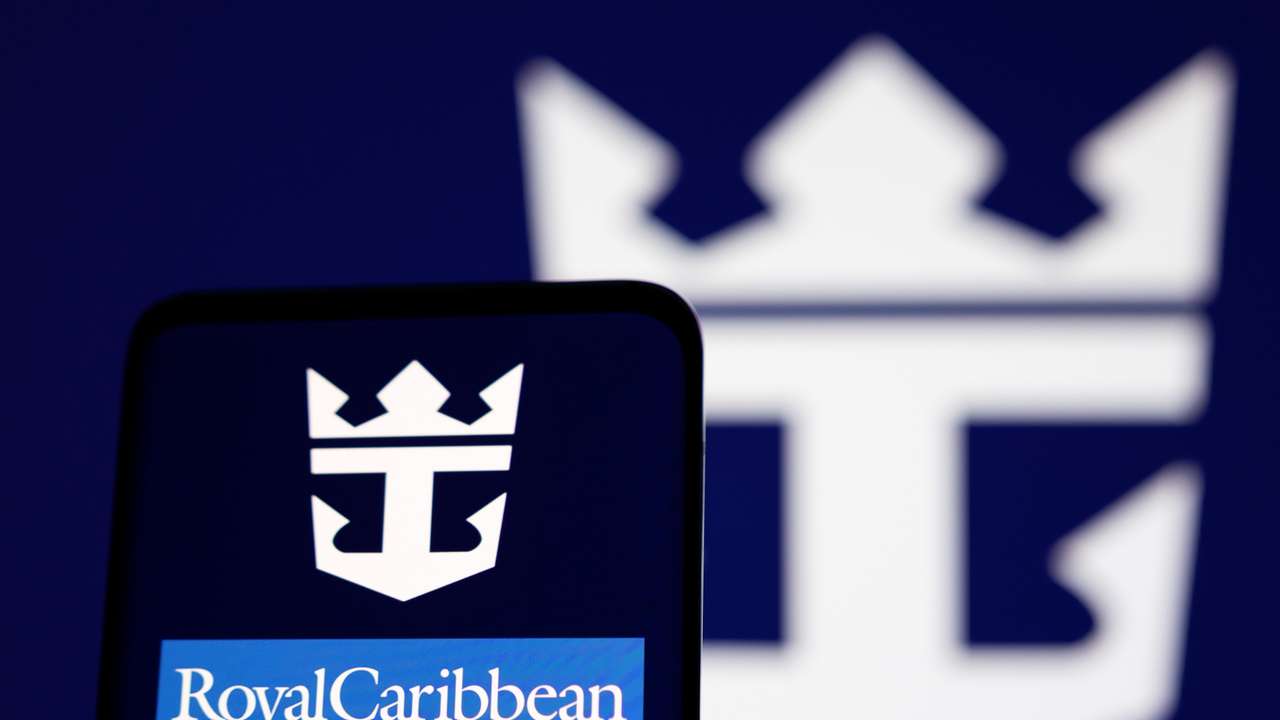 Illustration shows Royal Caribbean logo