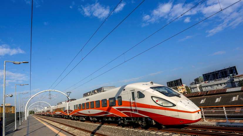 Electric train launched at the at the Tanzanite train station, in Dar es Salaam