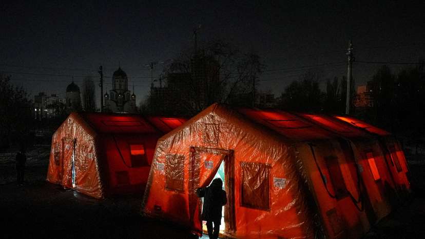 Power blackout in Kyiv