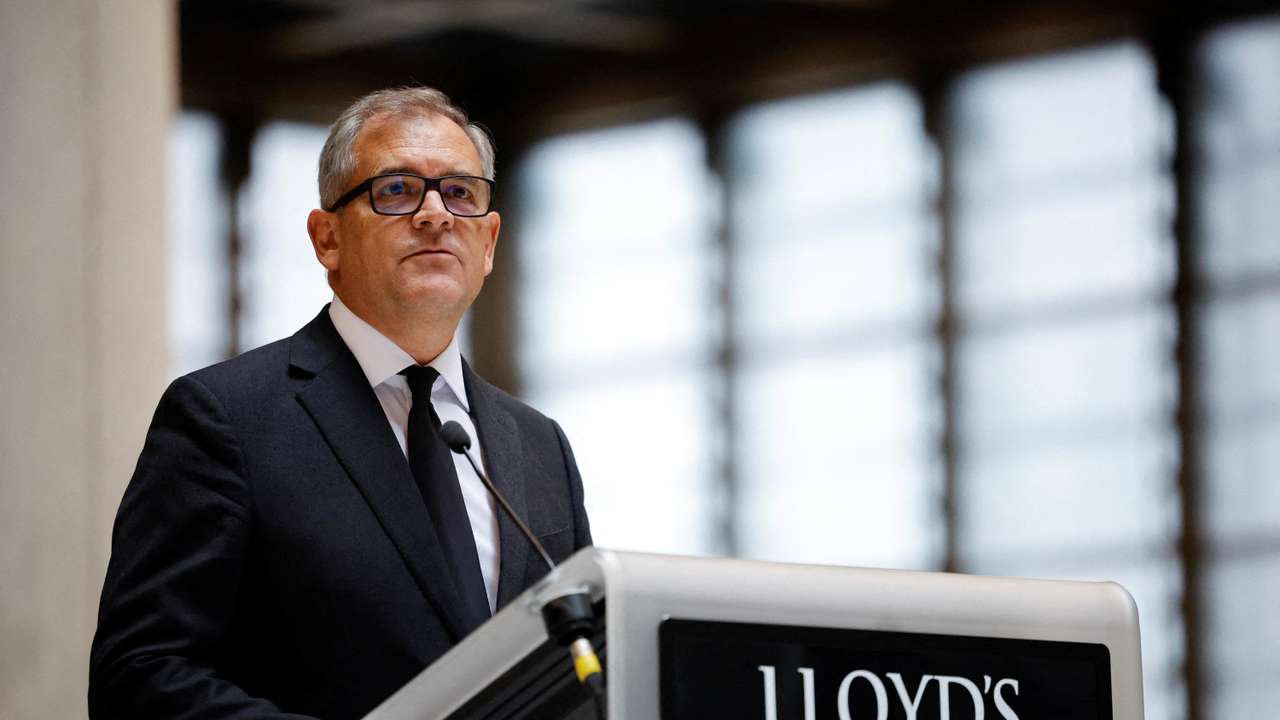 Lloyd's of London holds event to mark accession of Britain's King Charles