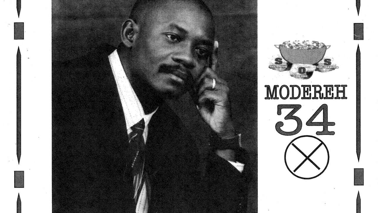 Poster used as an exhibit in court during former Haitian mayor Jean Morose Viliena's trial