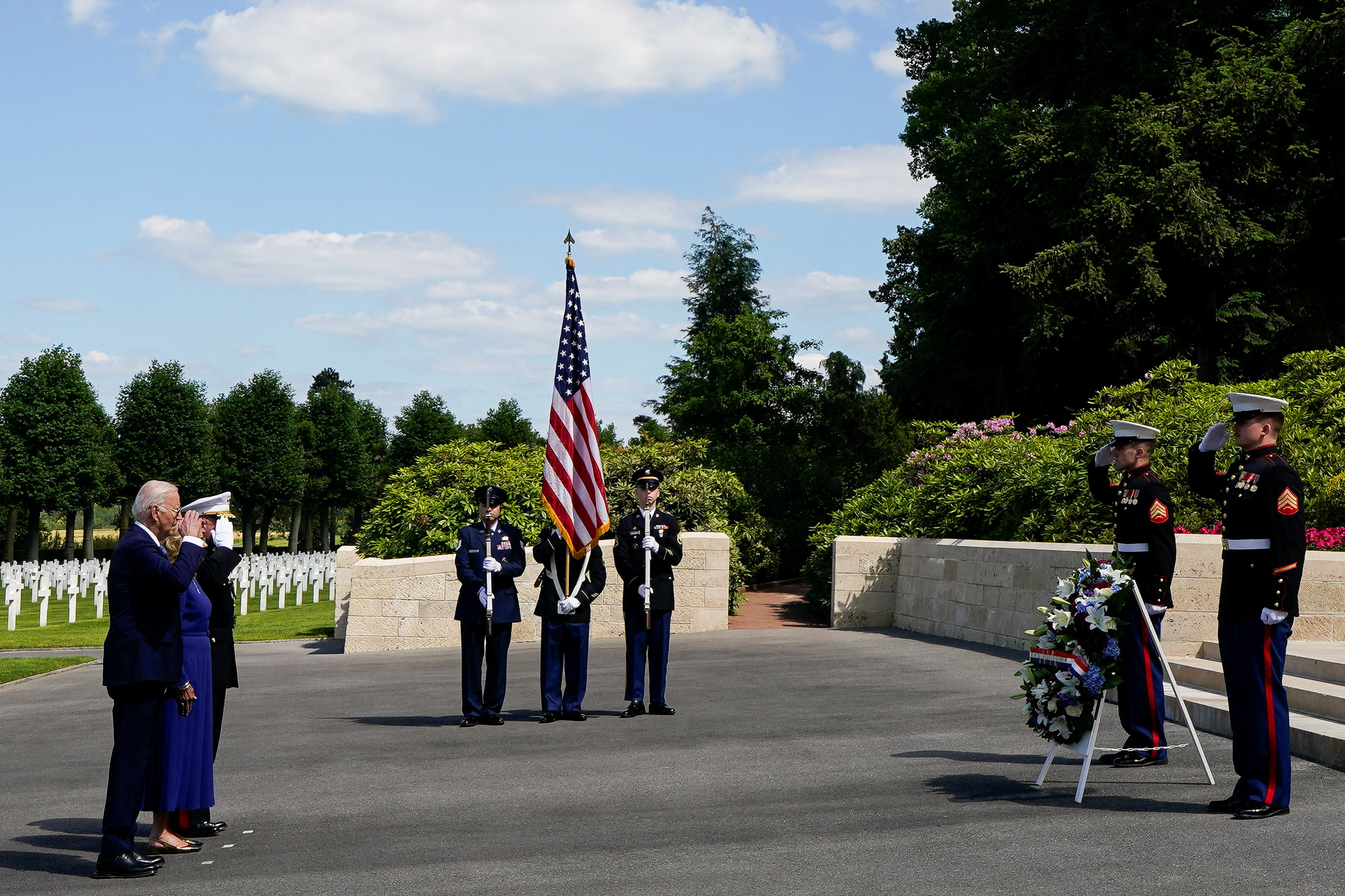 U.S. President Biden visits France