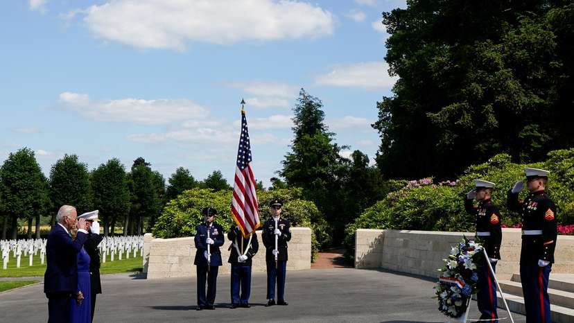 U.S. President Biden visits France