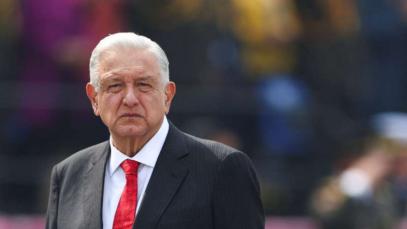 Military parade to celebrate the Independence Day hosted by Mexico's President Lopez Obrador, in Mexico City