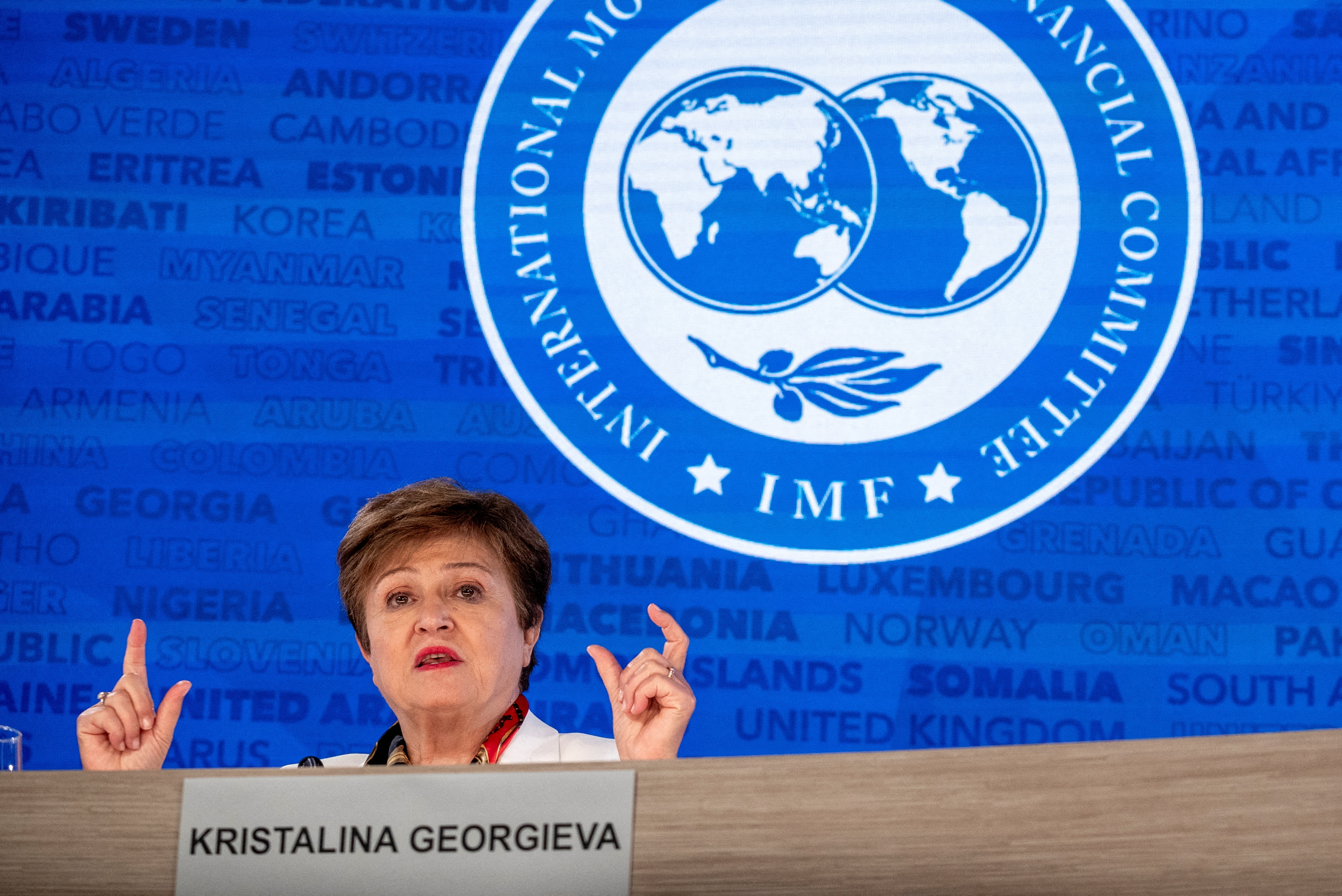 FILE PHOTO: IMF and World Bank’s 2024 annual Spring Meetings in Washington