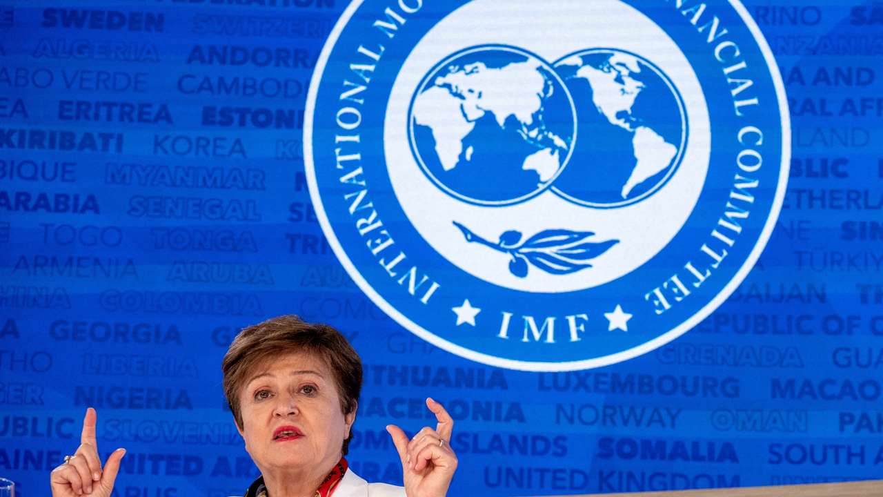 FILE PHOTO: IMF and World Bank’s 2024 annual Spring Meetings in Washington