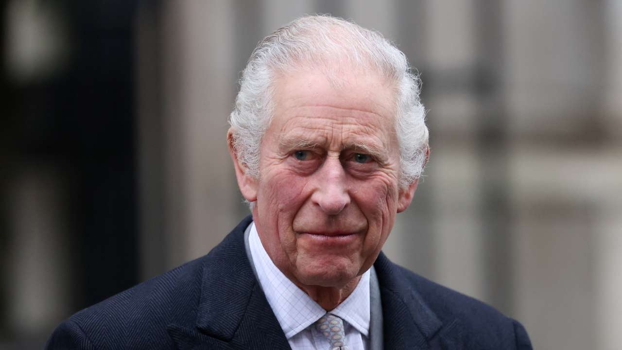 Britain's King Charles leaves the London Clinic after receiving treatment for an enlarged prostate, in London