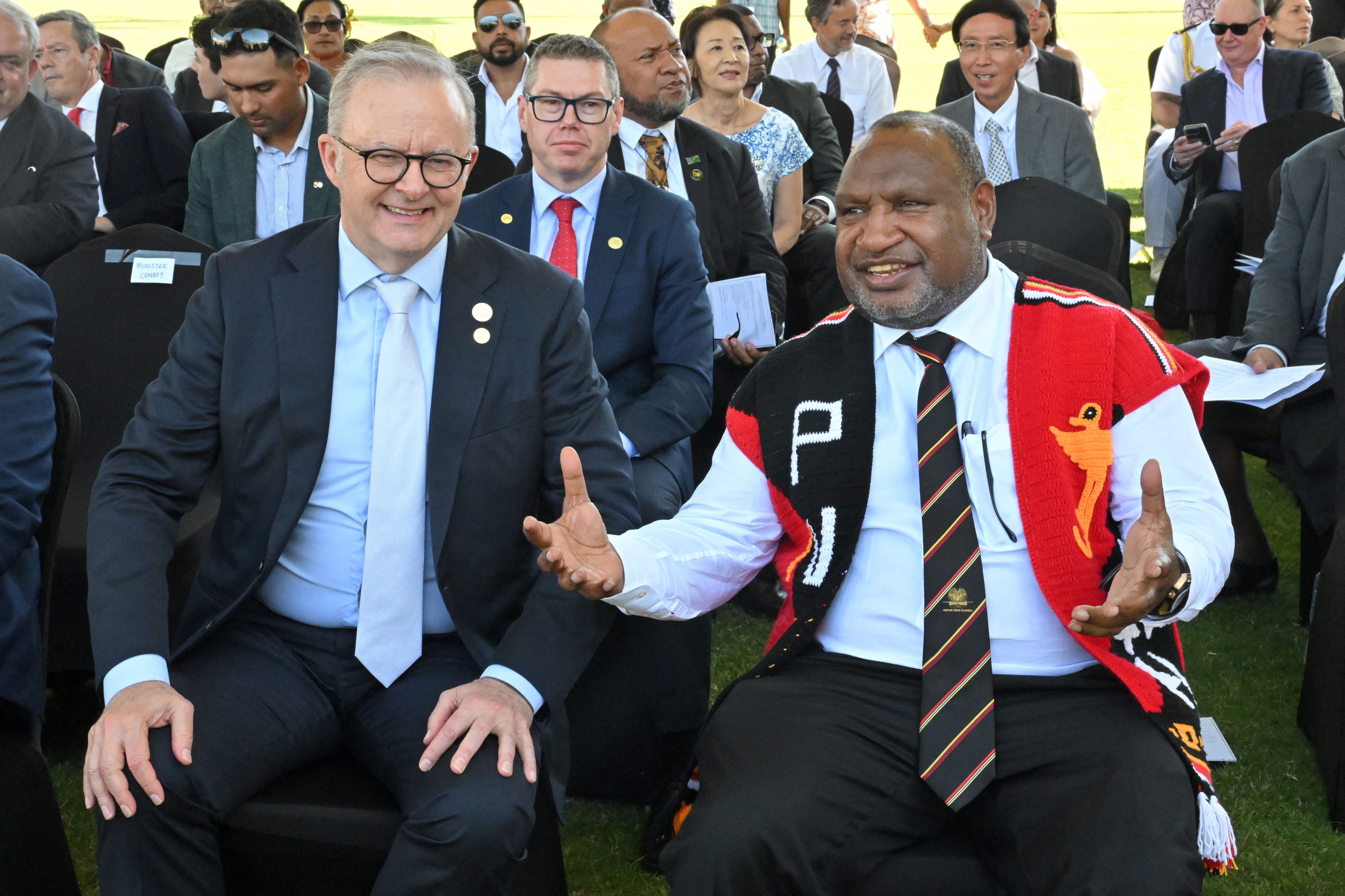Papua New Guinea celebrates 50 years of independence, in Port Moresby