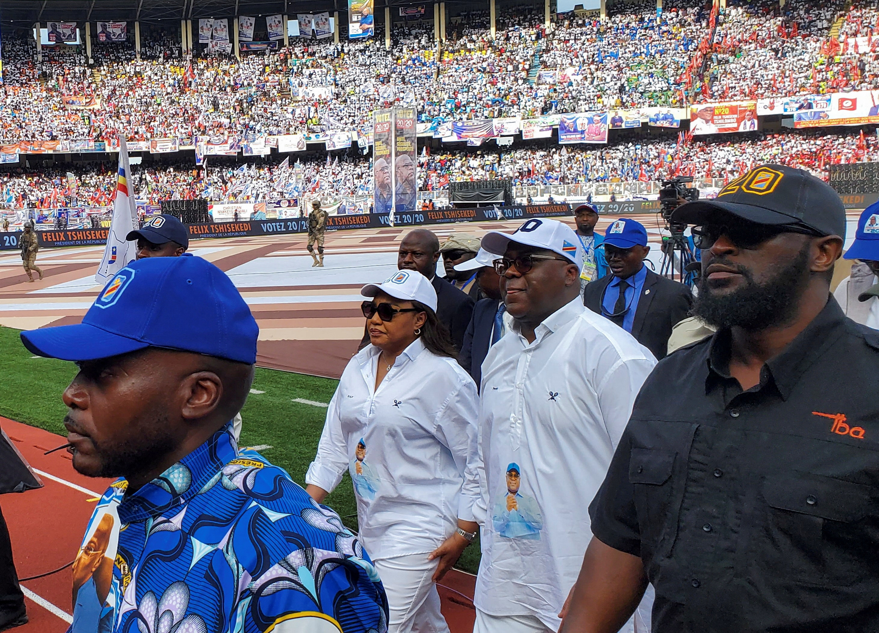 Congolese President Tshisekedi launches electoral campaign with Kinshasa rally