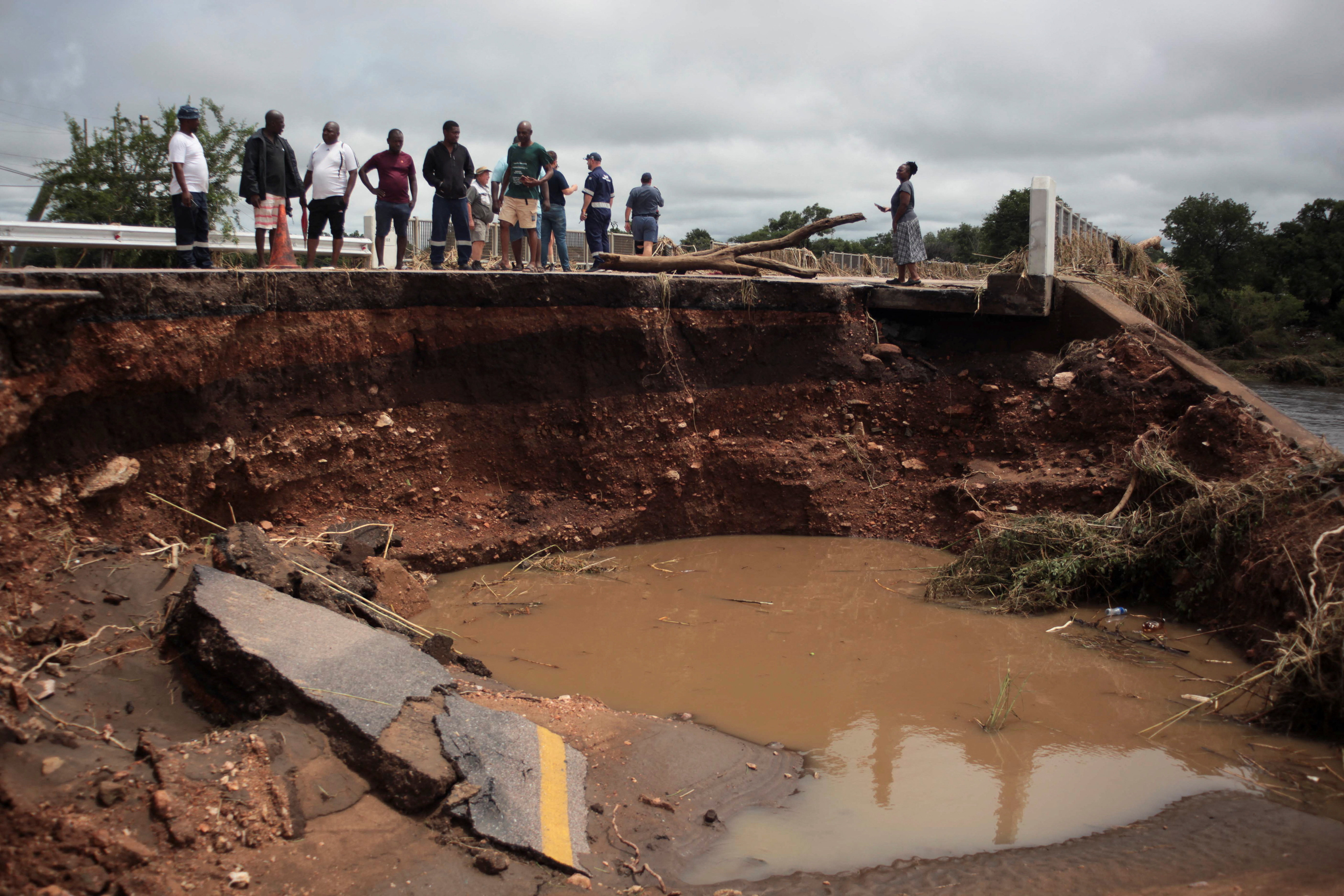 Heavy rains cause severe flooding in the northern parts of South Africa