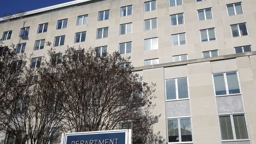 FILE PHOTO: The State Department Building is pictured in Washington