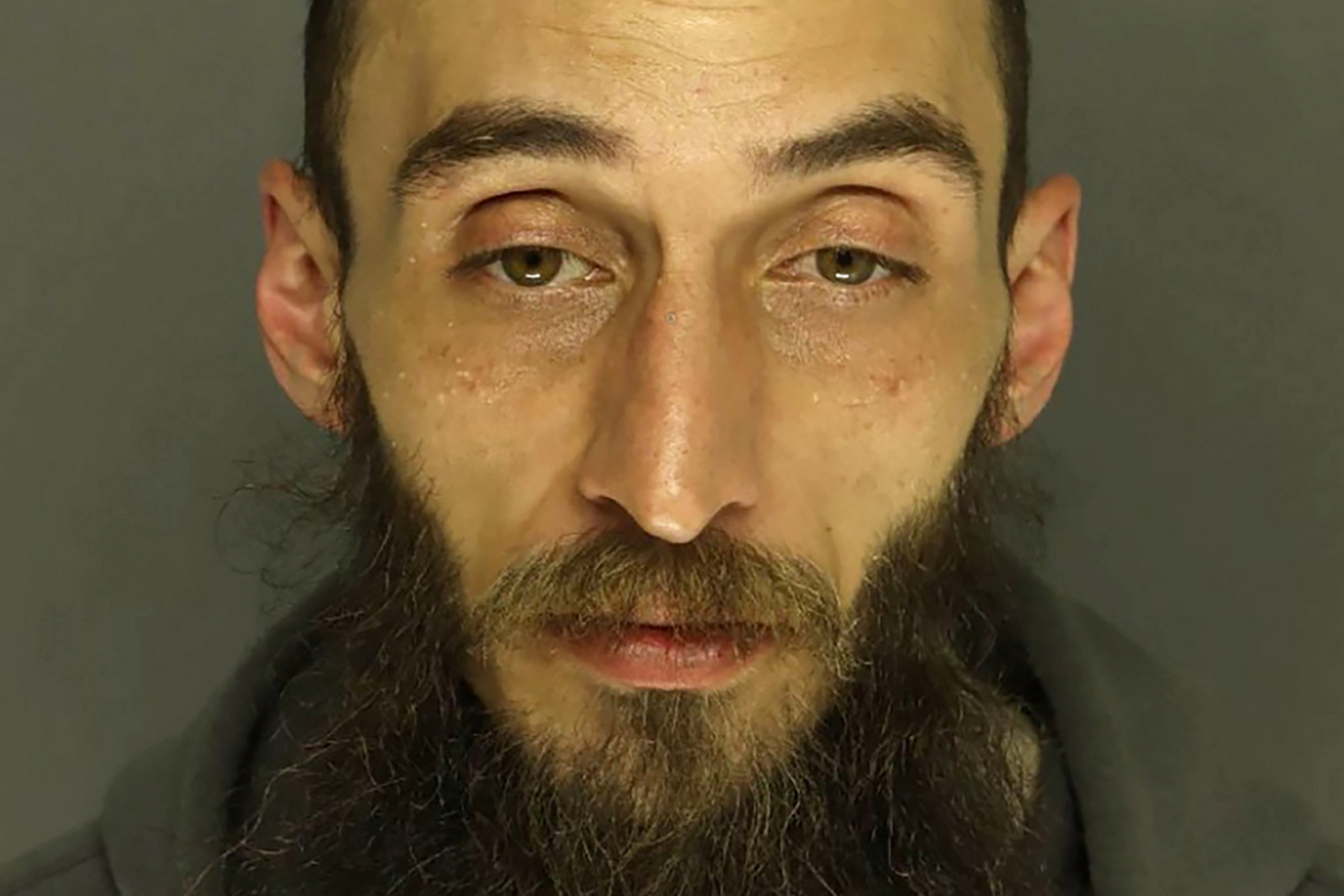 Cody Balmer appears in a booking photograph after his arrest on suspicion of an attack on Pennsylvania Governor Shapiro's official residence