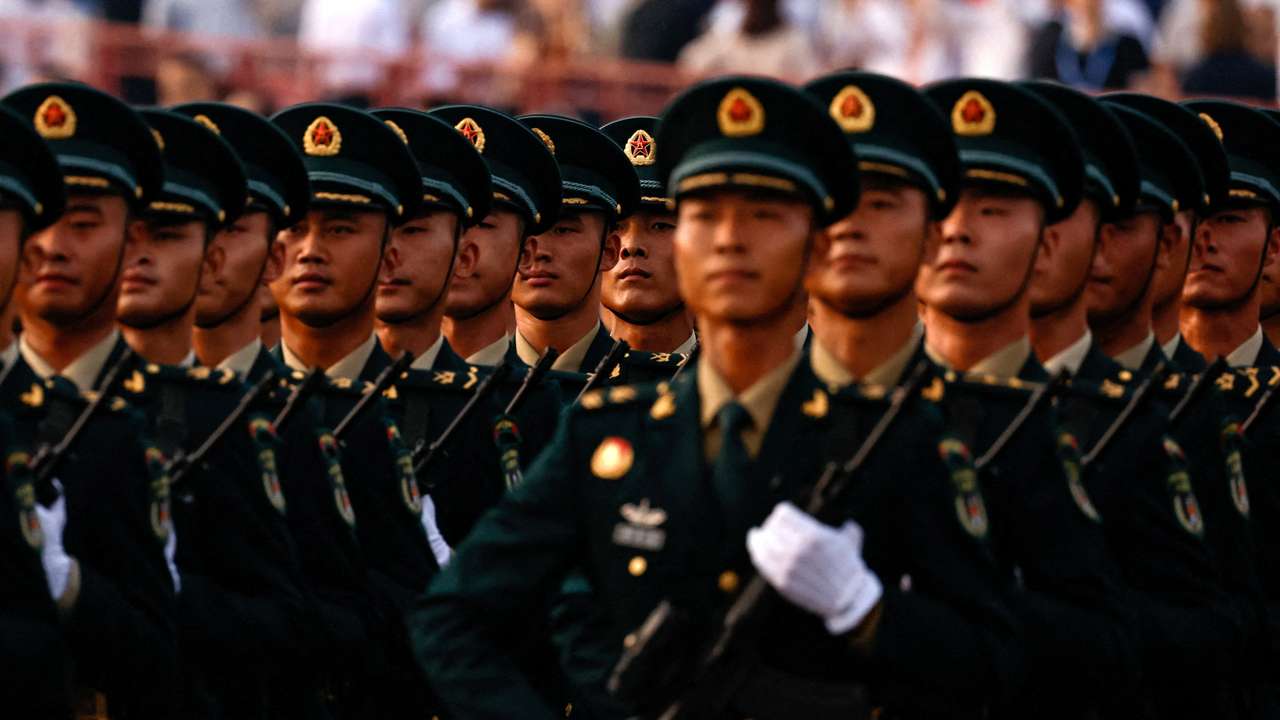FILE PHOTO: Military parade to mark the 80th anniversary of the end of World War Two, in Beijing