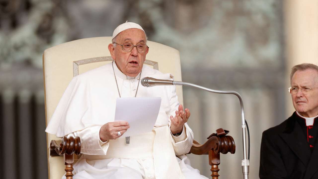 Pope Francis holds weekly general audience at the Vatican