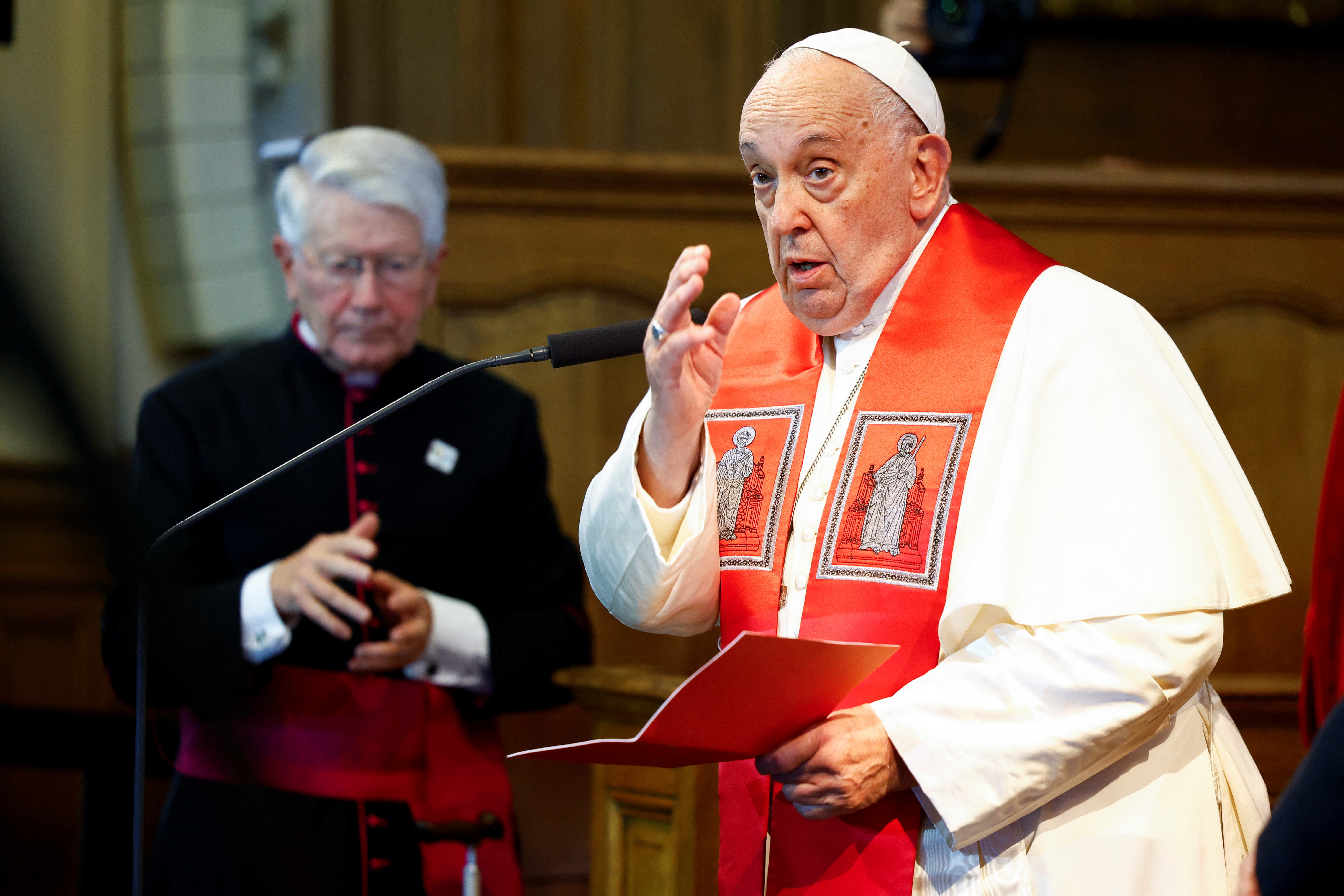 Pope Francis visits Belgium