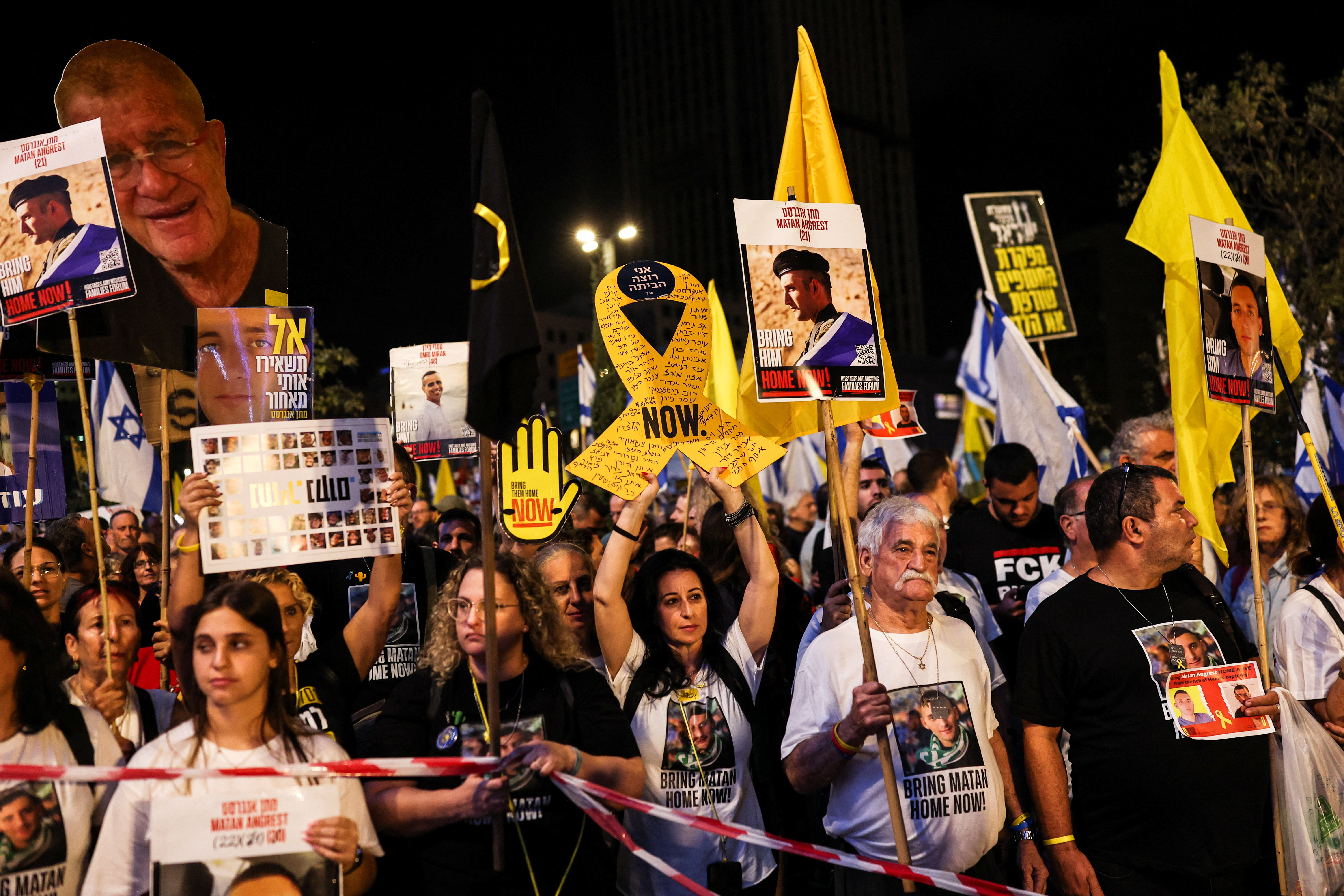 Rally in Jerusalem to release all hostages and ending the war in Gaza