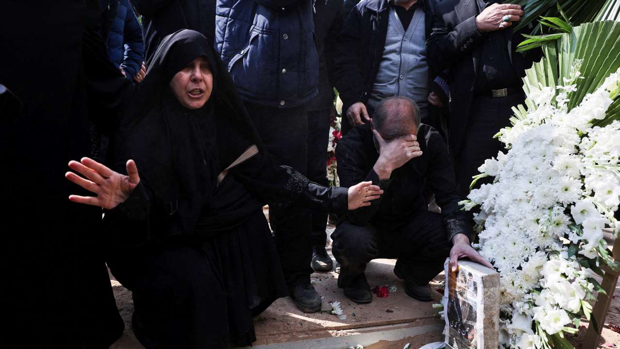 Funeral of victims of Israeli and U.S. strikes, amid the U.S.-Israeli conflict with Iran, in Tehran