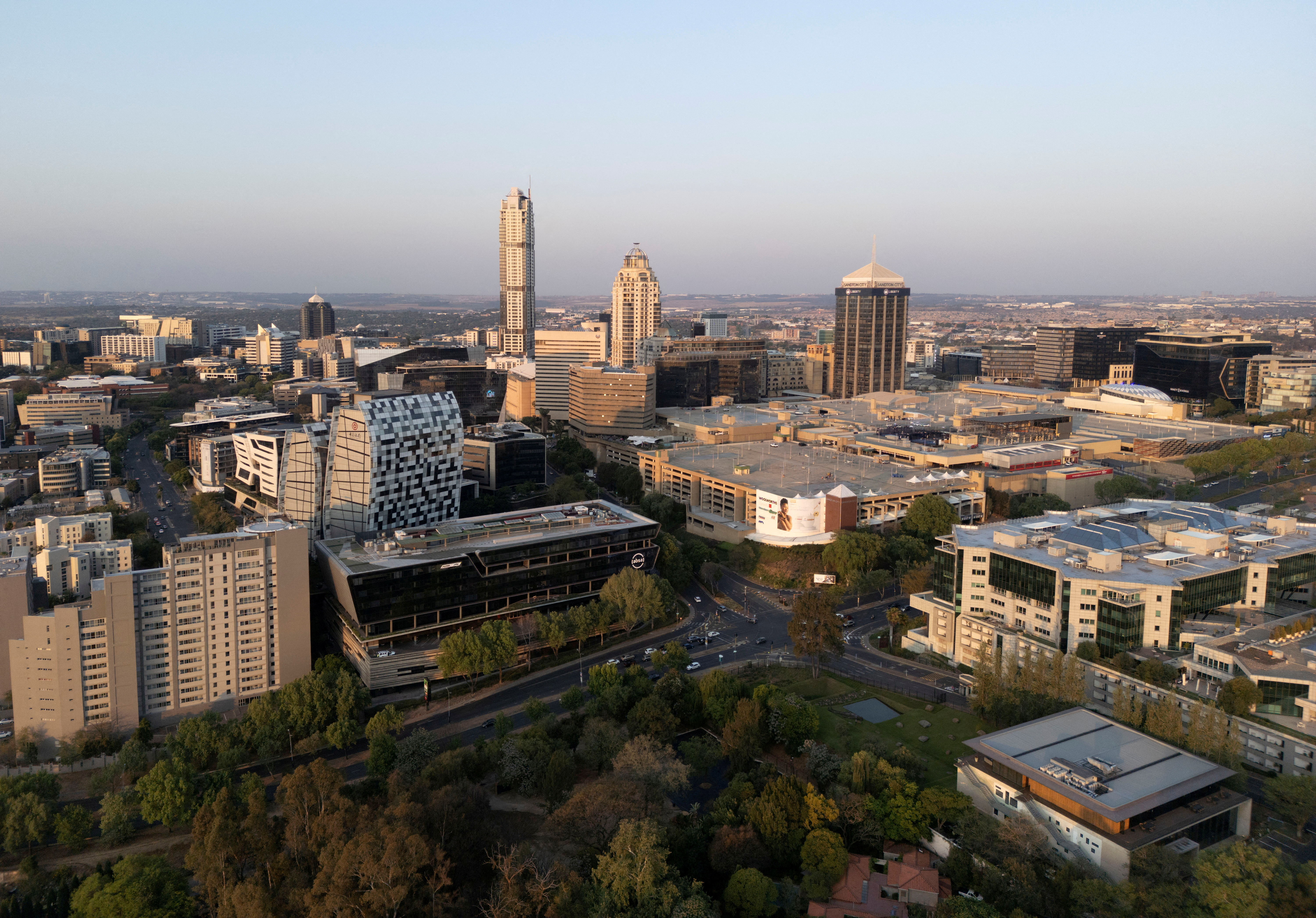 FILE PHOTO: Johannesburg, South Africa's biggest city
