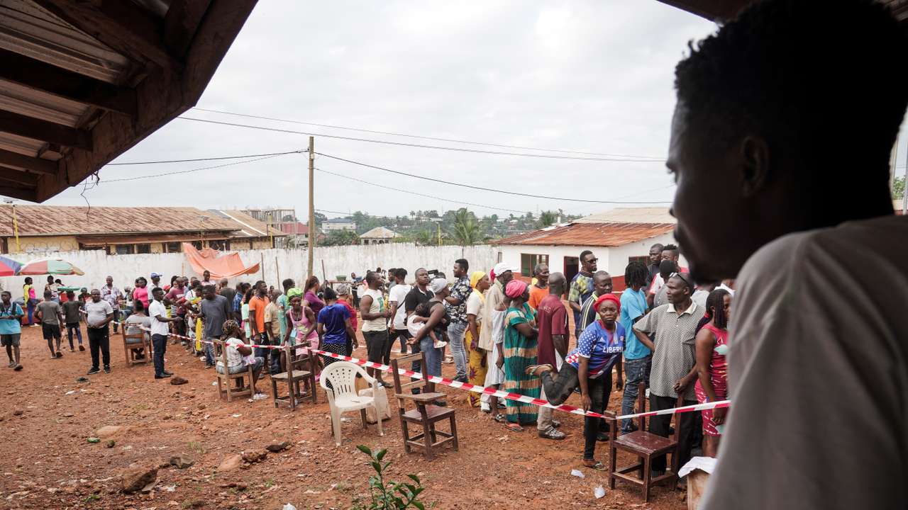 Liberians vote in tight presidential run-off