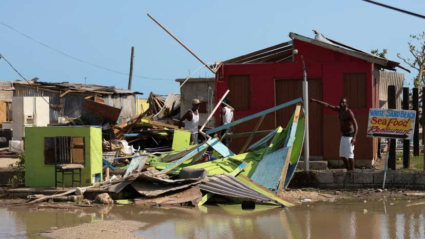 Aftermath of Hurricane Beryl in Jamaica