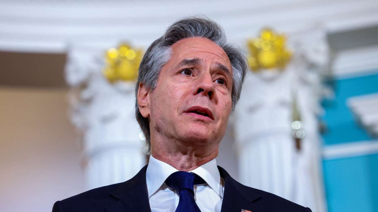 U.S. Secretary of State Blinken meets Panamanian Foreign Minister Martinez, during the Americas Partnership for Economic Prosperity Ministerial, in Washington