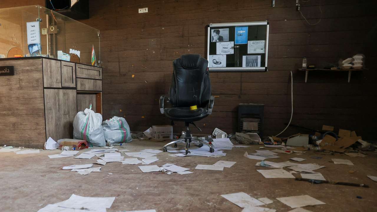 A view shows the aftermath of an Israeli strike on Evin Prison, in Tehran