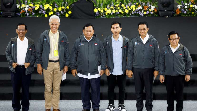 Presidential candidates dialogue with Indonesia's anti-graft agency in Jakarta