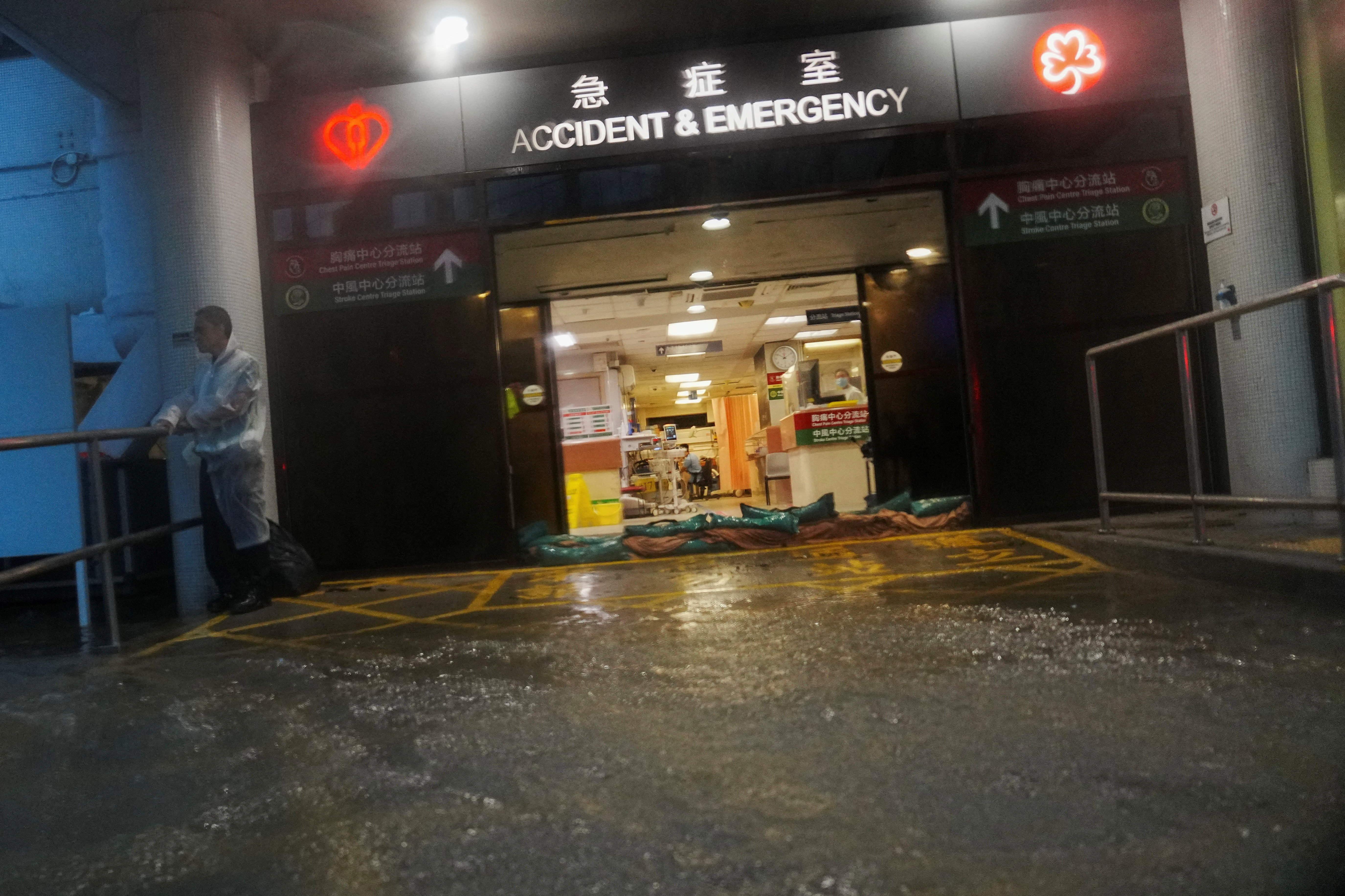 Heavy rains in Hong Kong