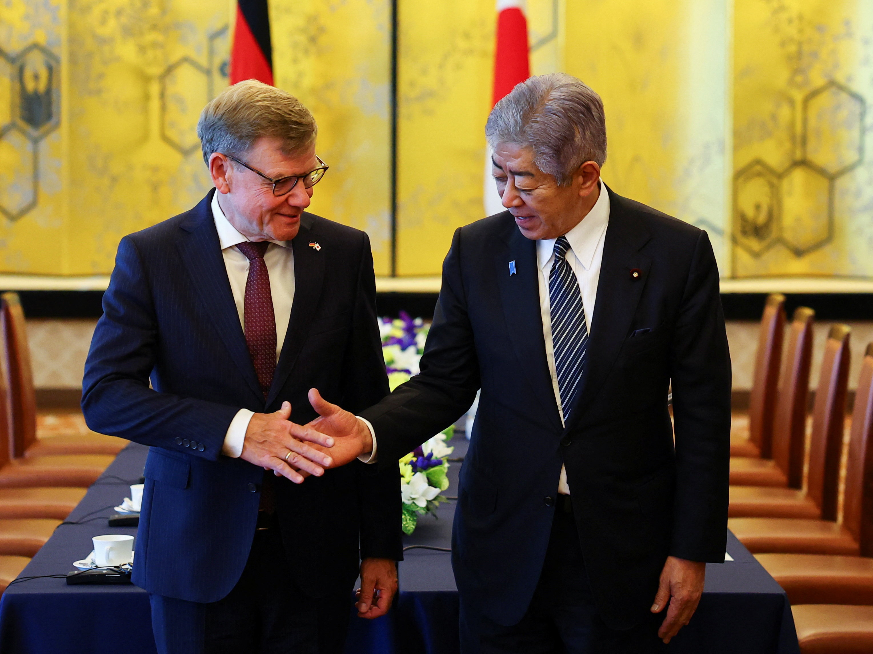 German Foreign Minister Wadephul meets Japanese Foreign Minister Iwaya, in Tokyo