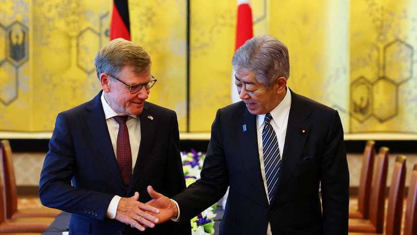 German Foreign Minister Wadephul meets Japanese Foreign Minister Iwaya, in Tokyo