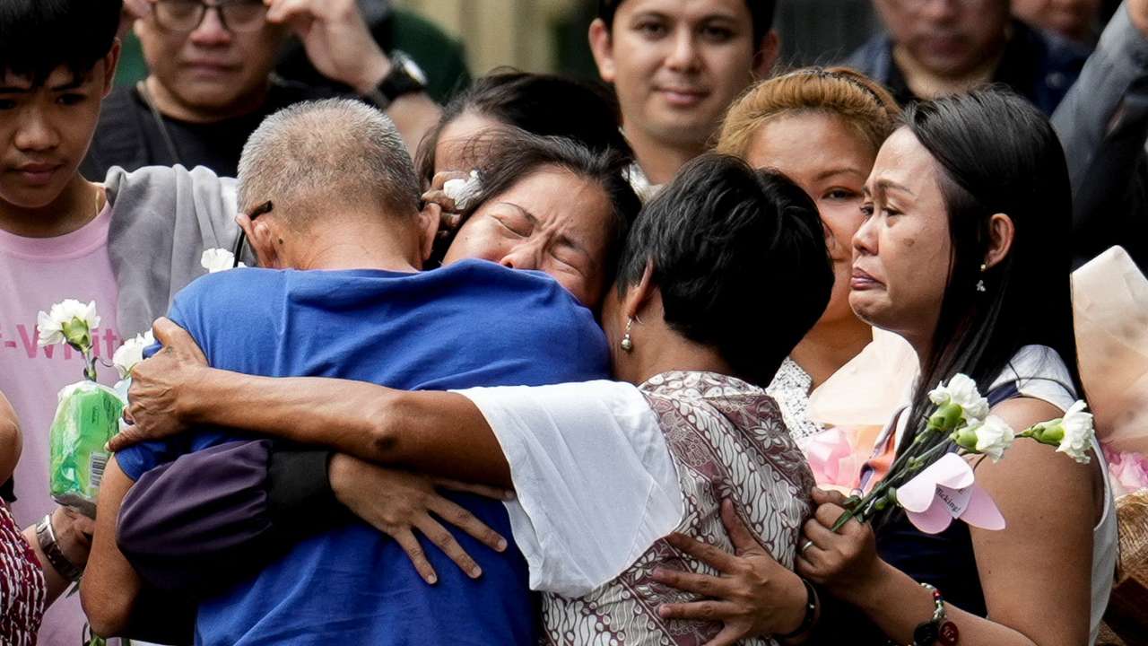 Mary Jane Veloso arrives at the Correctional Institution for Women