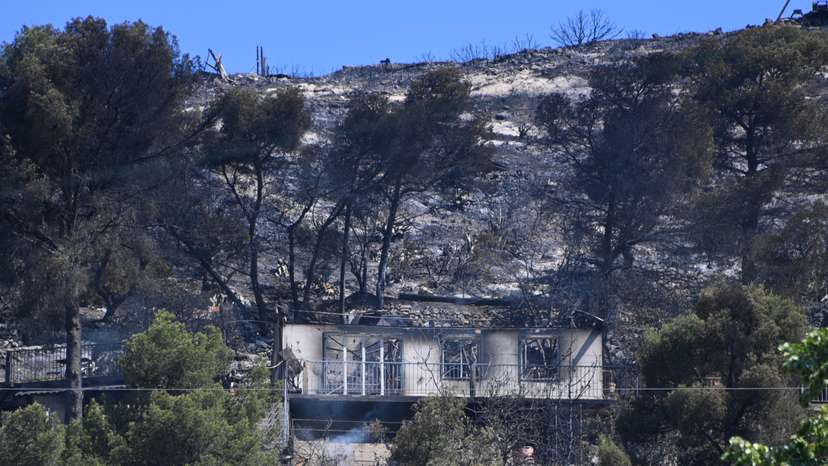Wildfire in Marseille