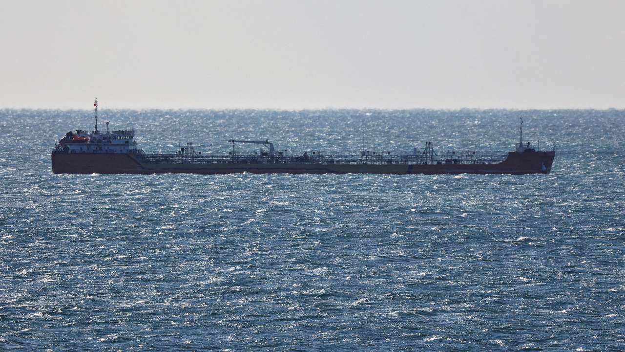 FILE PHOTO: A crude oil tanker sails in Nakhodka Bay