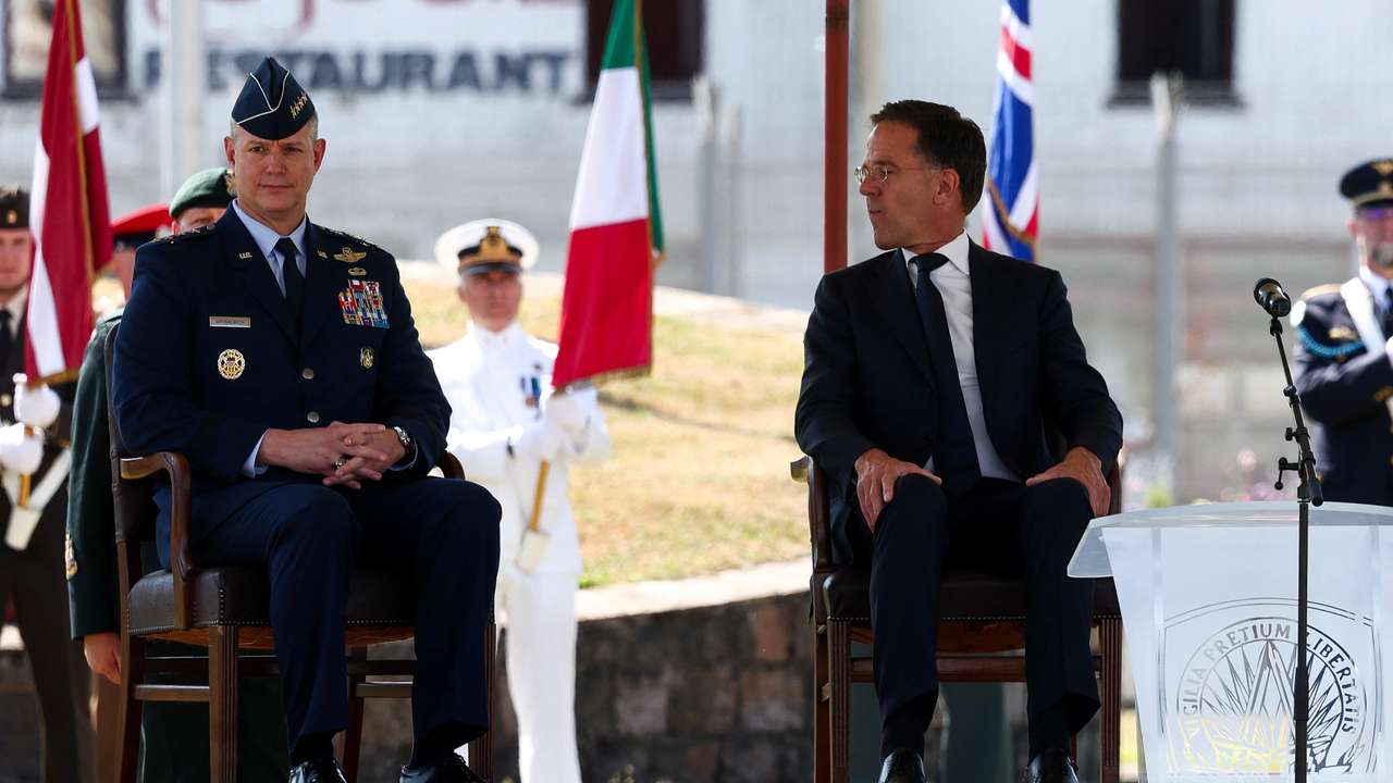 U.S. Air Force General Grynkewich takes over as NATO's new Supreme Allied Commander Europe, in Casteau