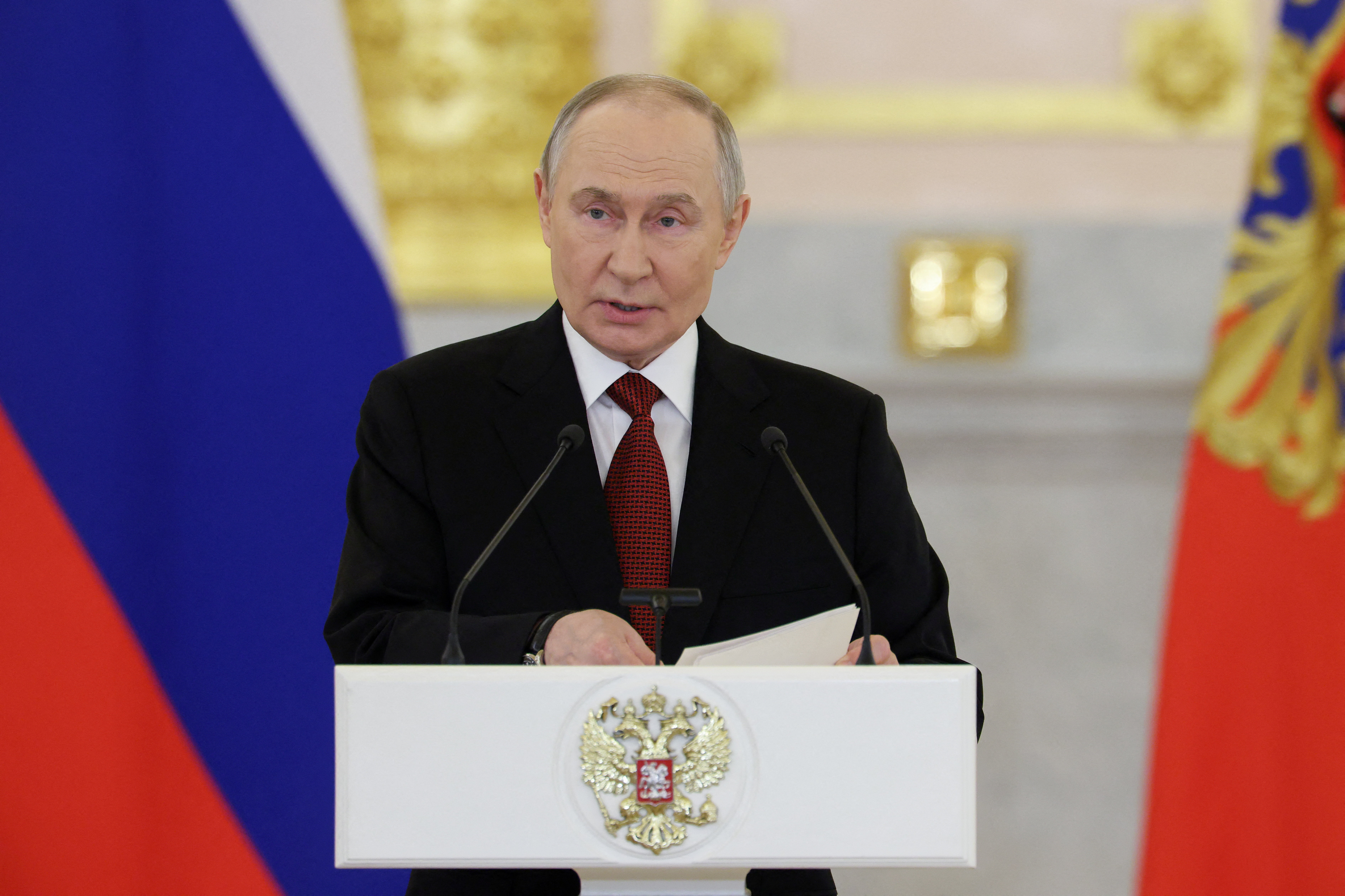 Russian President Putin receives letters of credence from new foreign ambassadors in Moscow