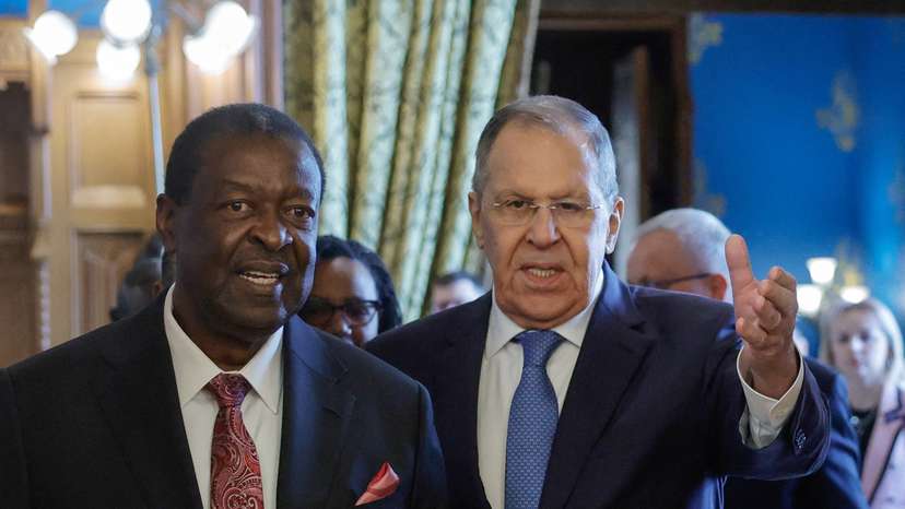 Russian Foreign Minister Lavrov and Kenyan Foreign Minister Mudavadi meet in Moscow