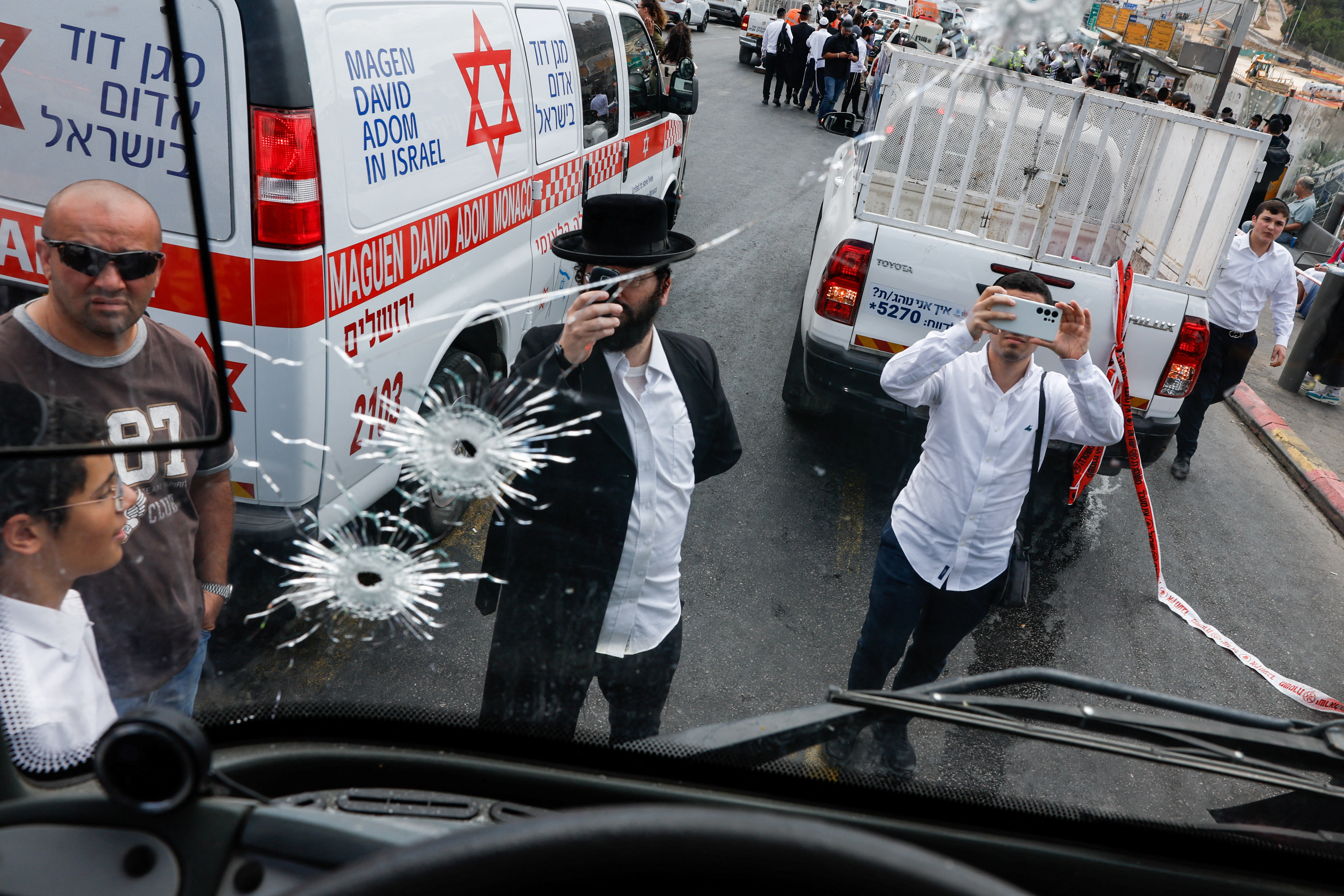 Suspected shooting attack in Jerusalem
