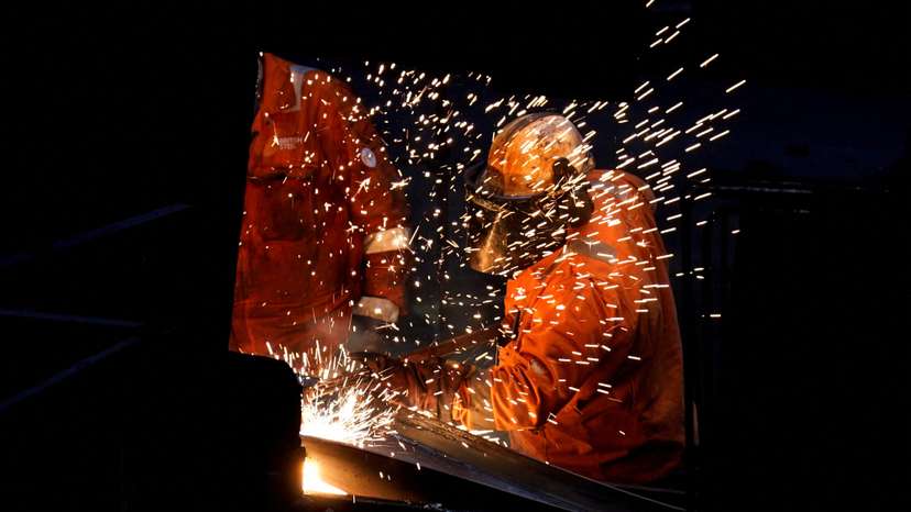 FILE PHOTO: Rachel Reeves visits British Steel site in Scunthorpe