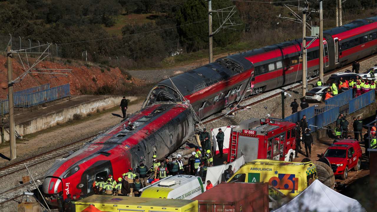 Two high-speed trains derail in Spain