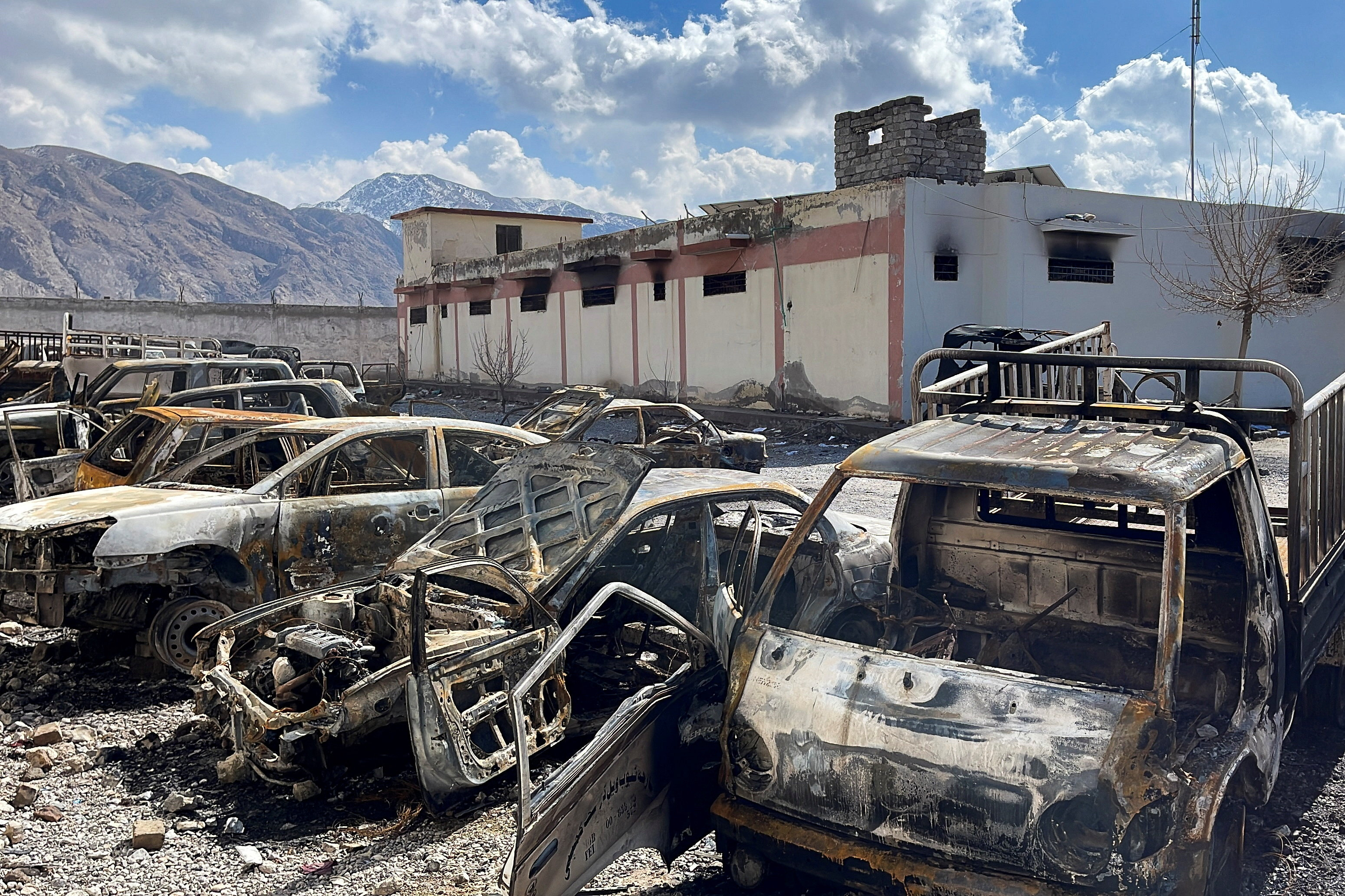 Aftermath of millitant attacks, in Quetta