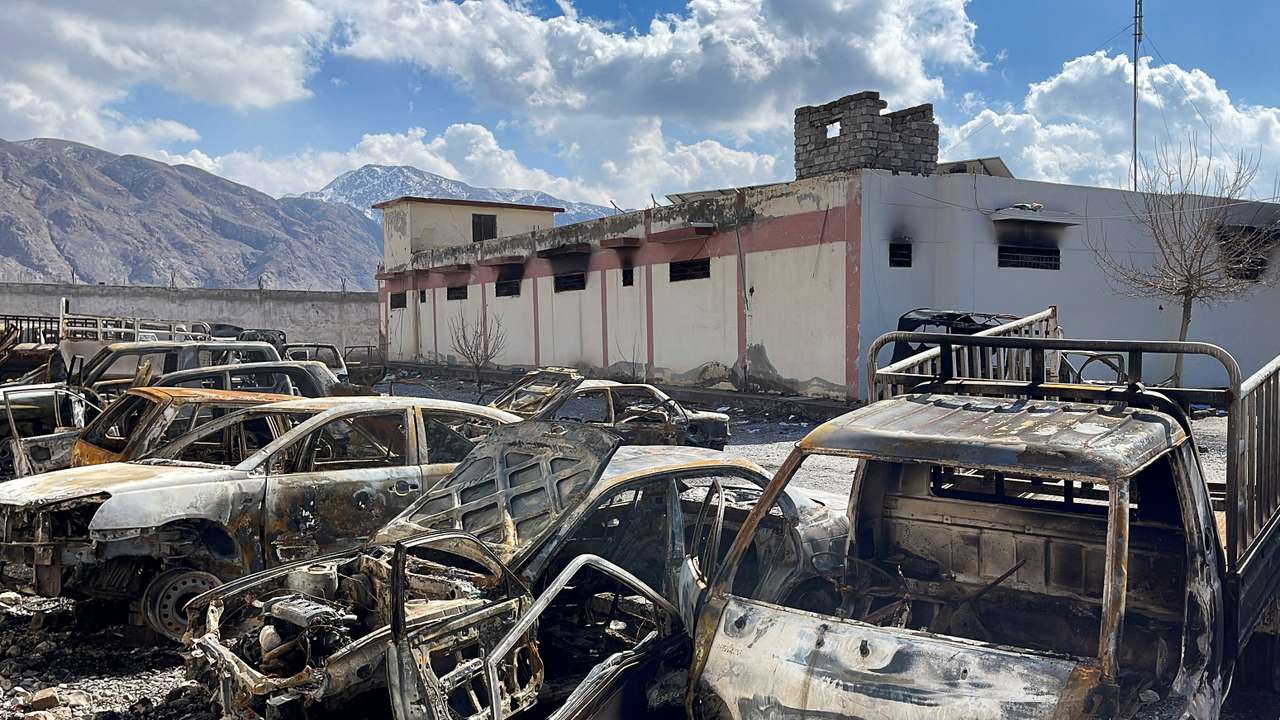 Aftermath of millitant attacks, in Quetta