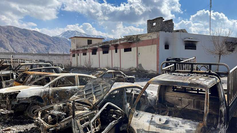 Aftermath of millitant attacks, in Quetta