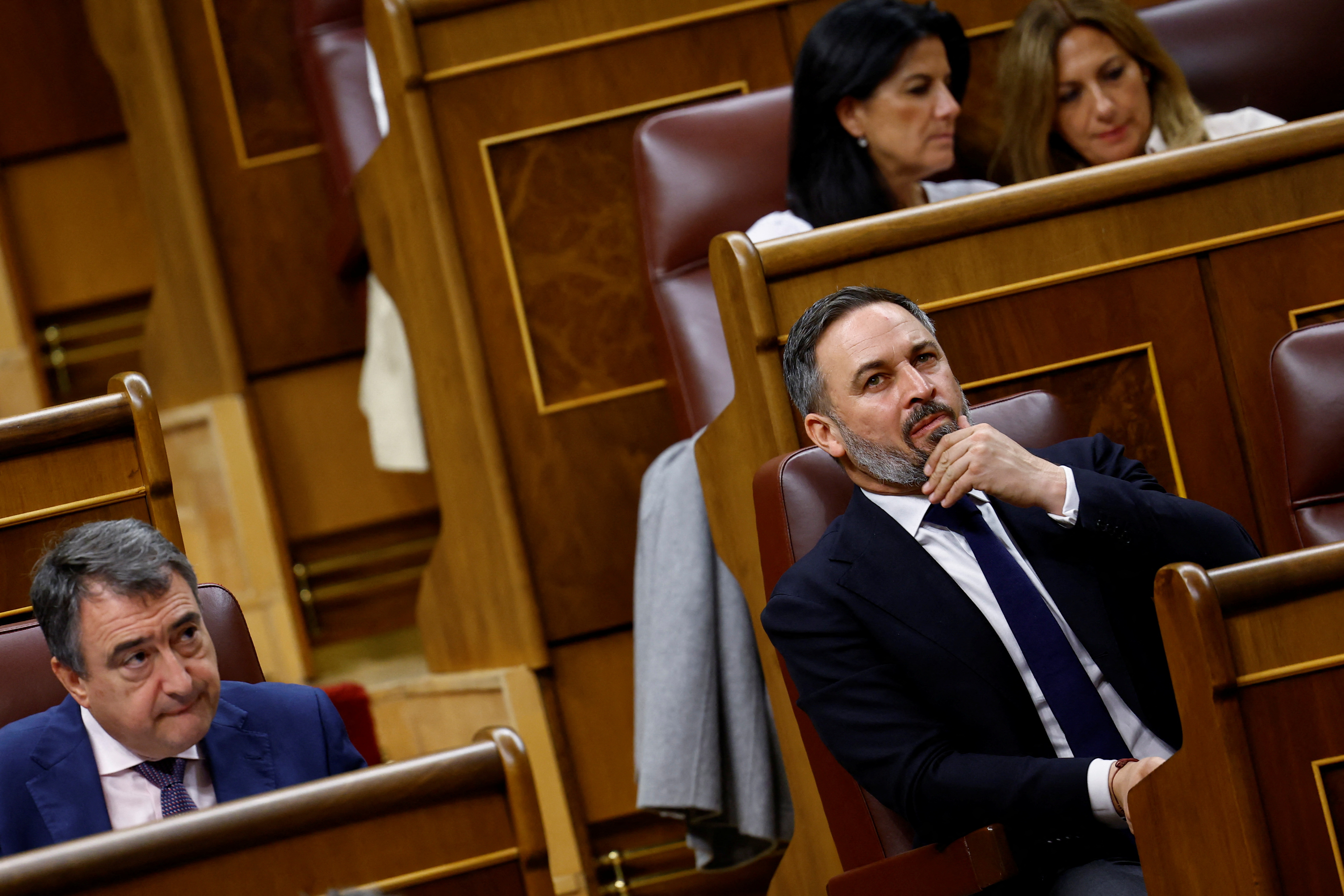 An investiture plenary session is held at the Spanish parliament, in Madrid