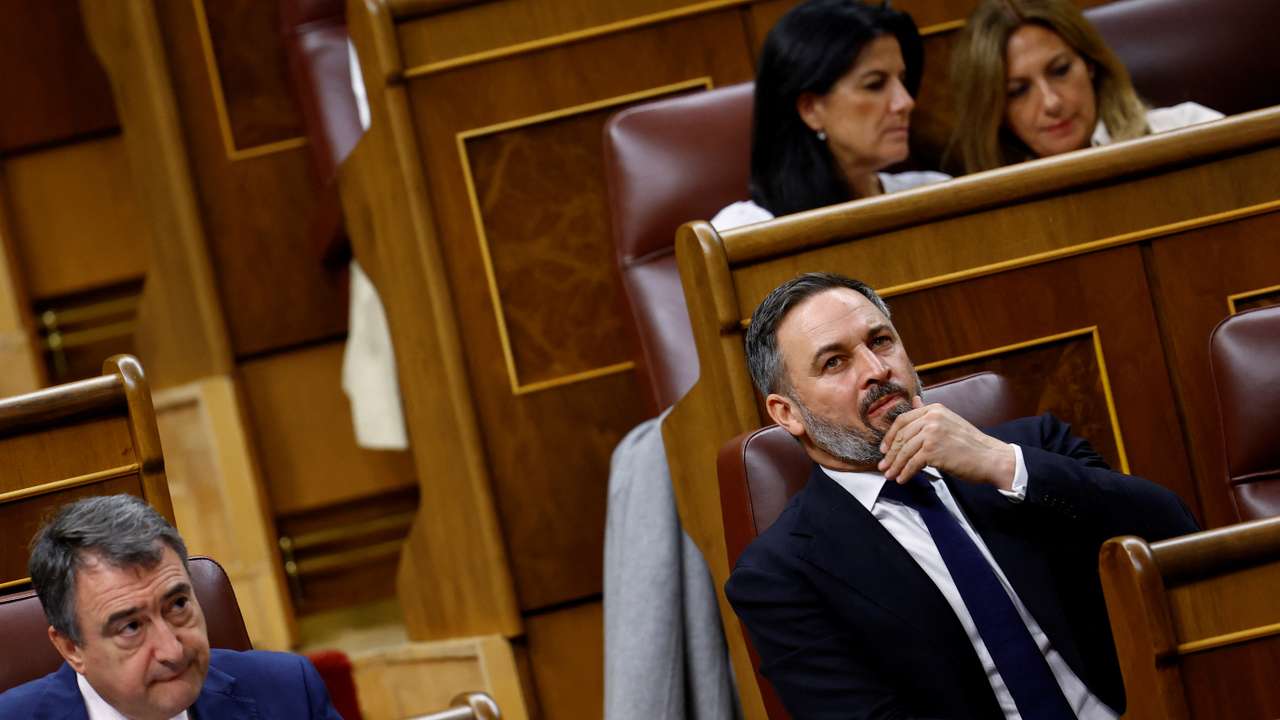 An investiture plenary session is held at the Spanish parliament, in Madrid