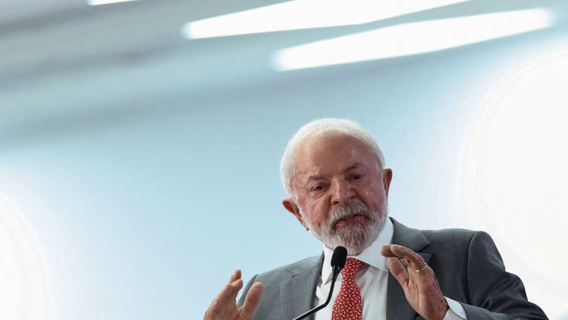 Brazil's President Luiz Inacio Lula da Silva launches a digital platform for tax reform in Brasilia